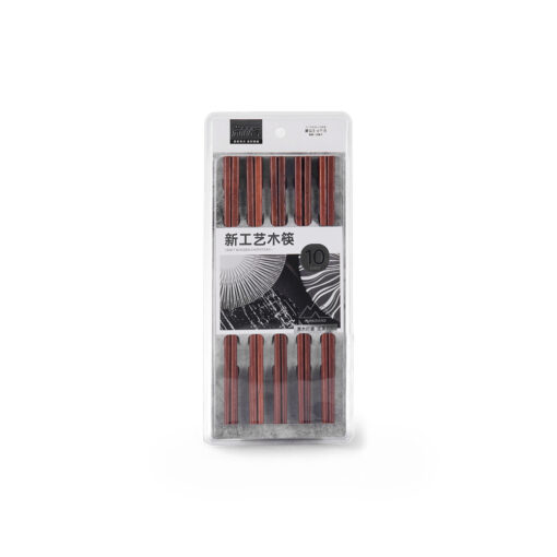 10 Pairs of Wooden Chopsticks (H24cm)