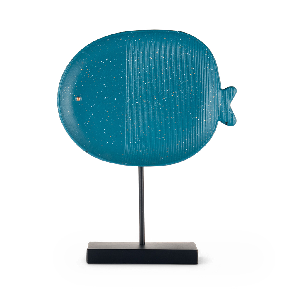 Set of 2 Fish Table Top Sculpture - Image 4