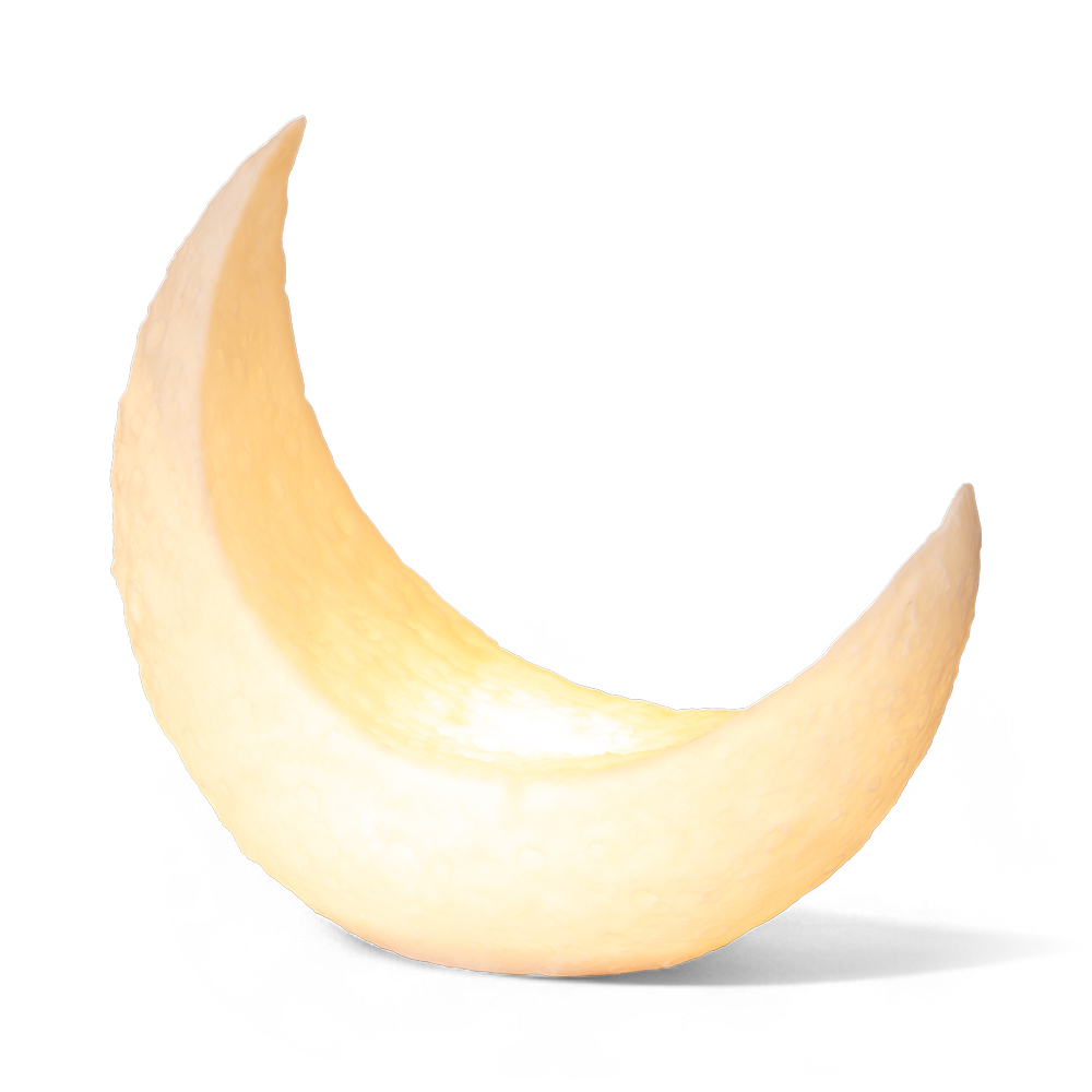 Resin Moon with LED (H31.3cm) - Image 2