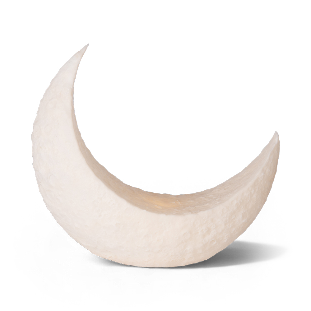 Resin Moon with LED (H31.3cm) - Image 3
