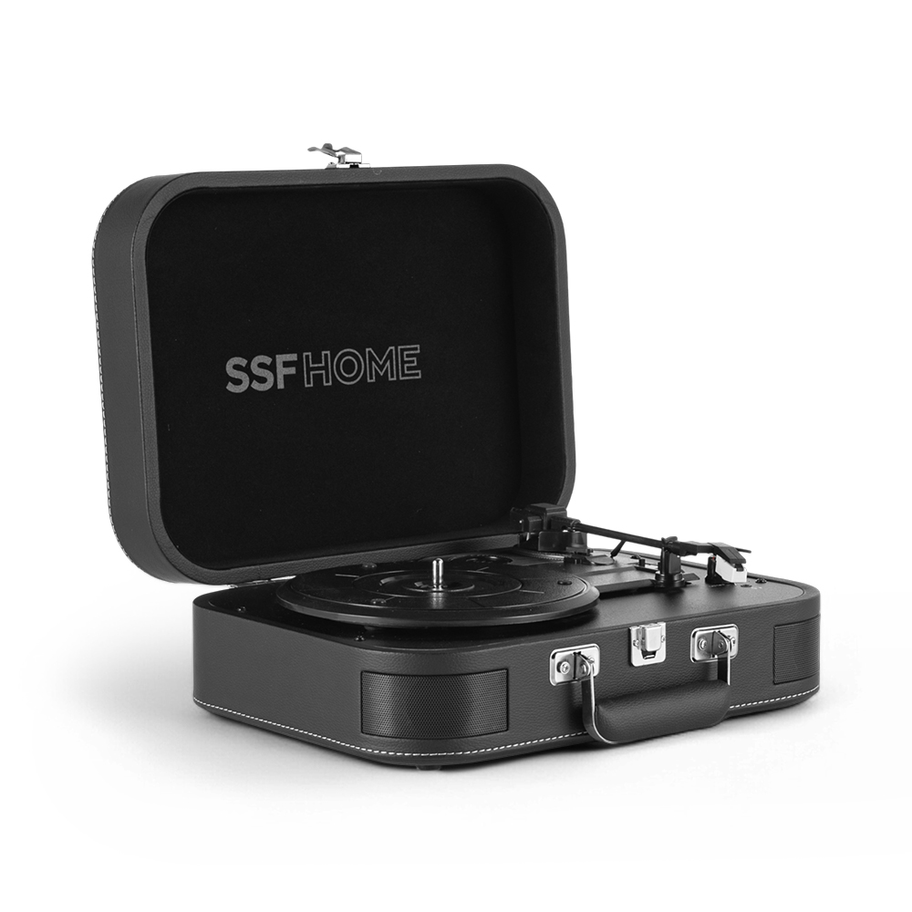 Portable Suitcase Turntable with Bluetooth & USB
