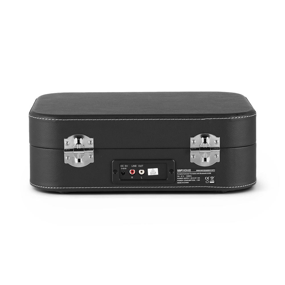 Portable Suitcase Turntable with Bluetooth & USB - Image 10