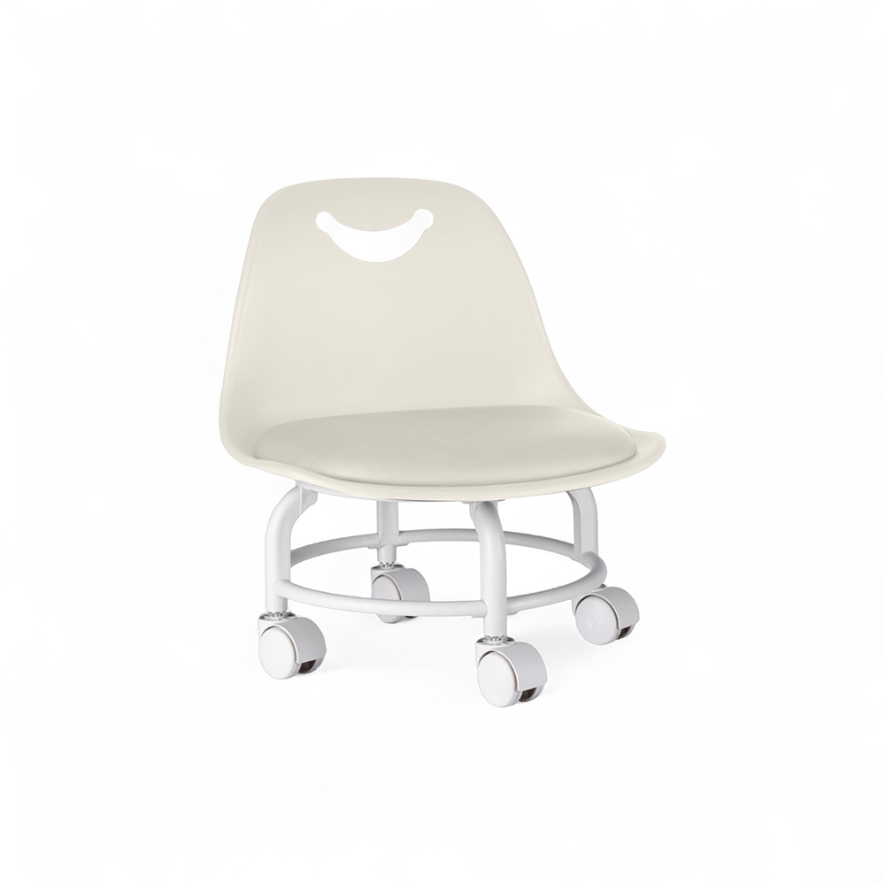 Bona Swivel Low Stool with Wheel - Image 8