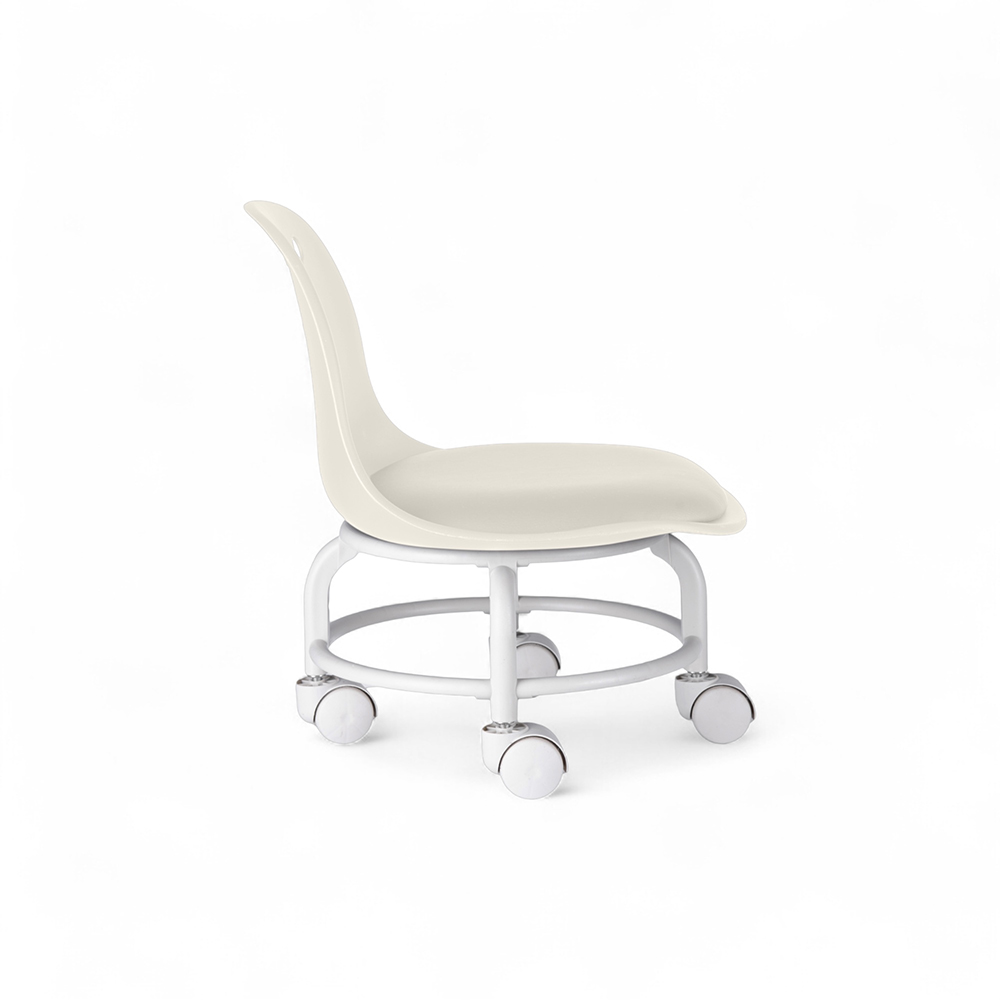 Bona Swivel Low Stool with Wheel - Image 10