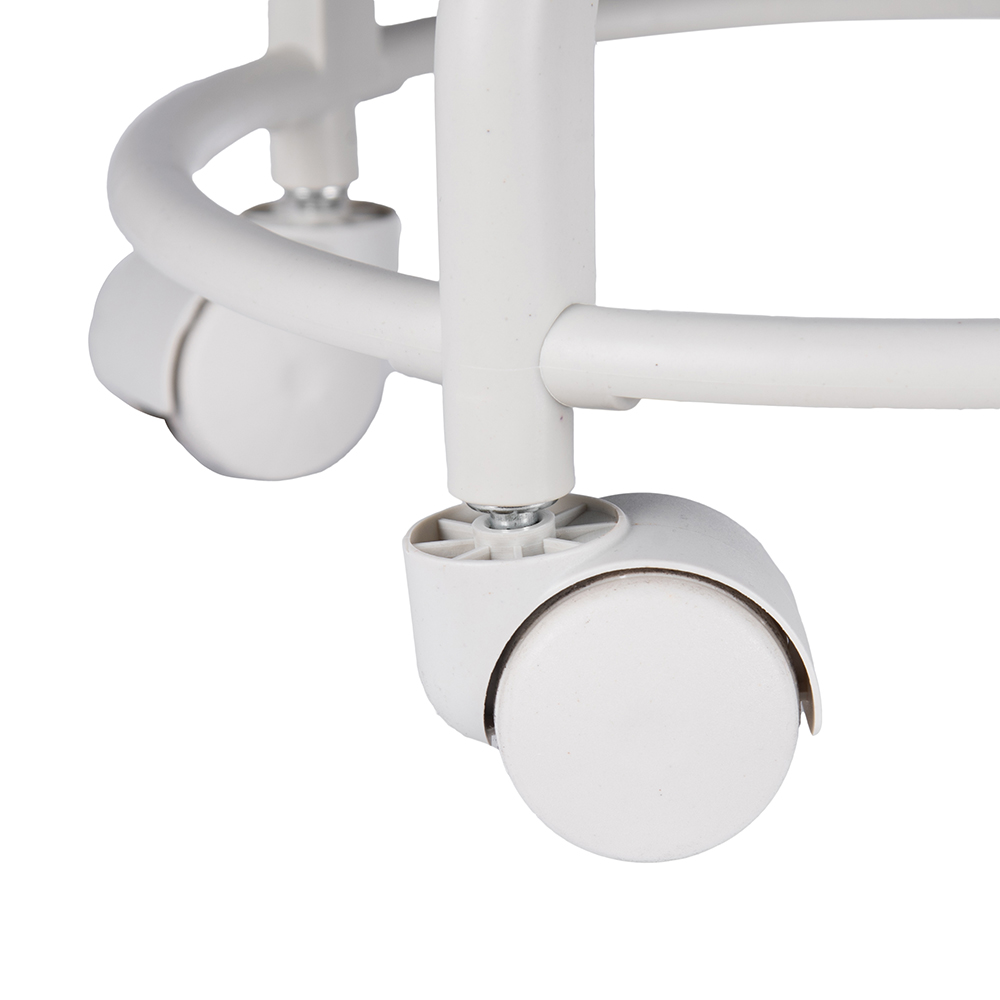 Bona Swivel Low Stool with Wheel - Image 7