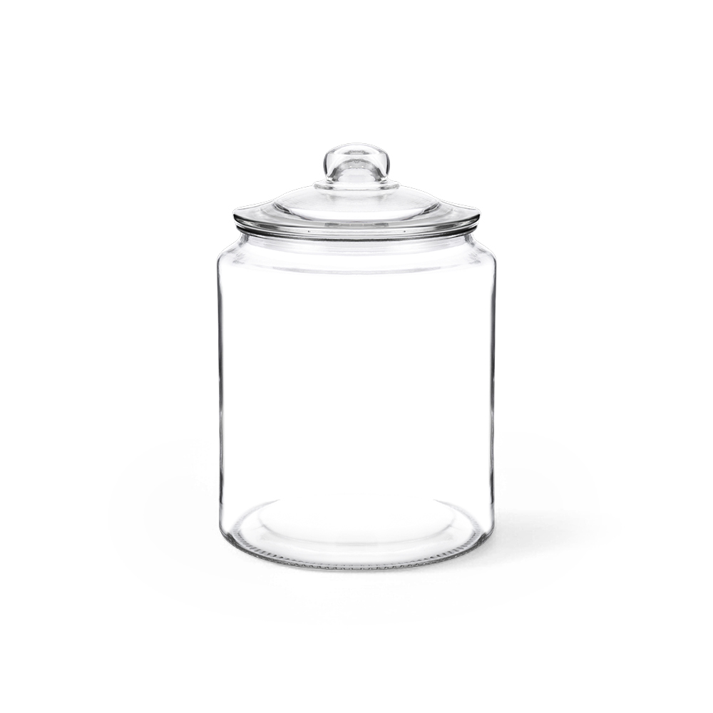 Soda Glass Bottle With Glass Lid