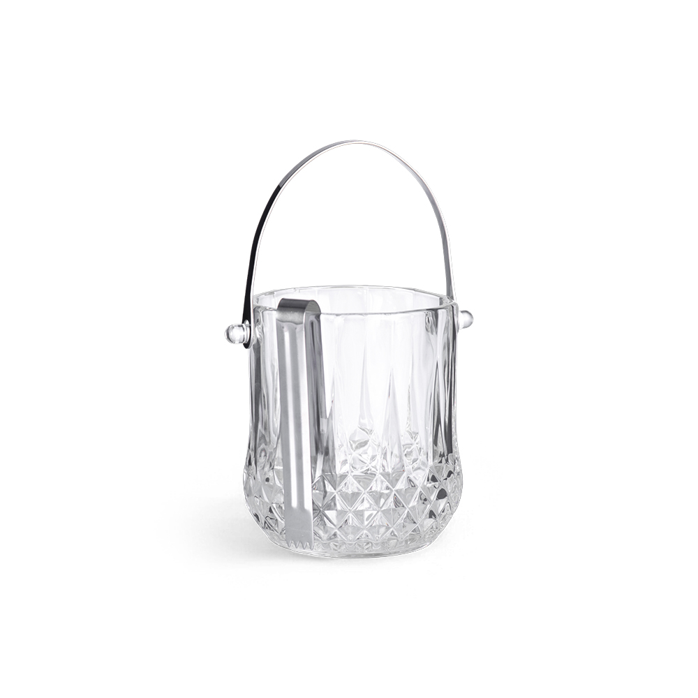 Soda Glass Ice Holder with Tong (1.06L)
