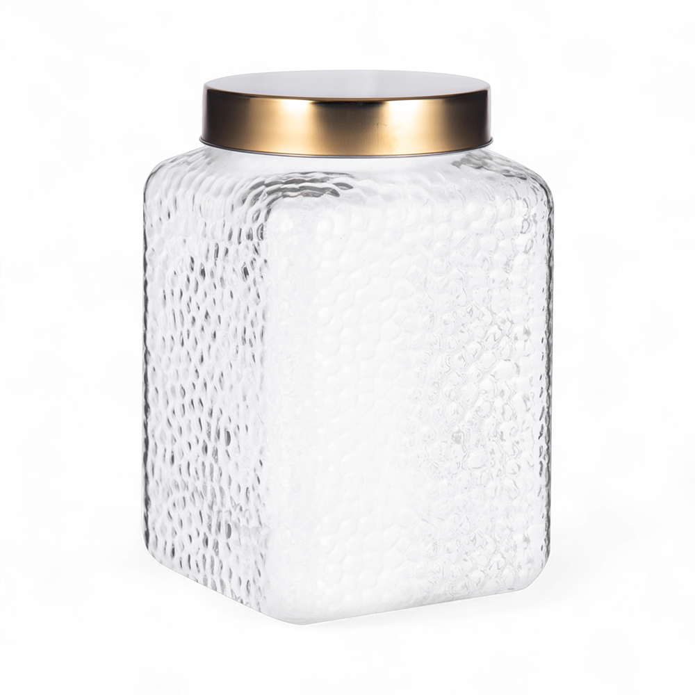 Glass Jar with Stainless Steel Lid