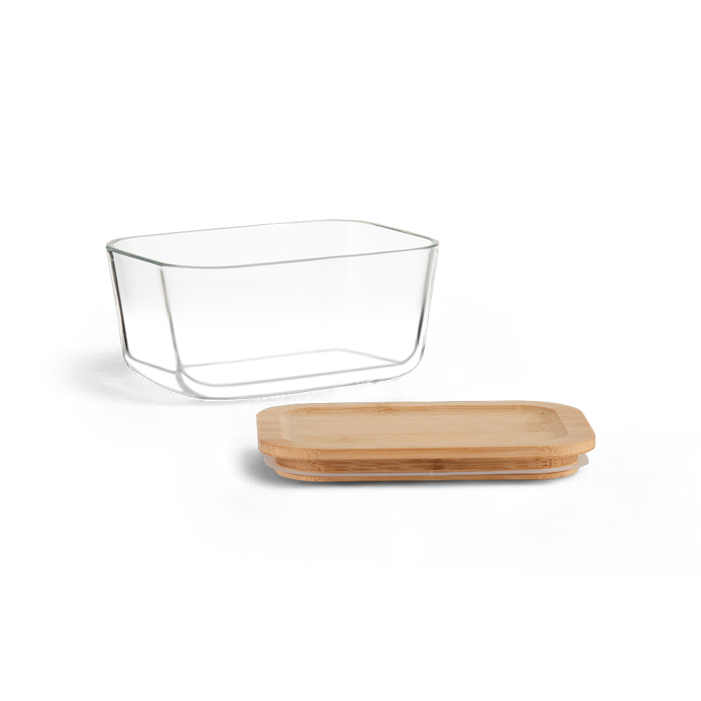 Borosilicate Glass Food Container with Bamboo Lid - Image 11
