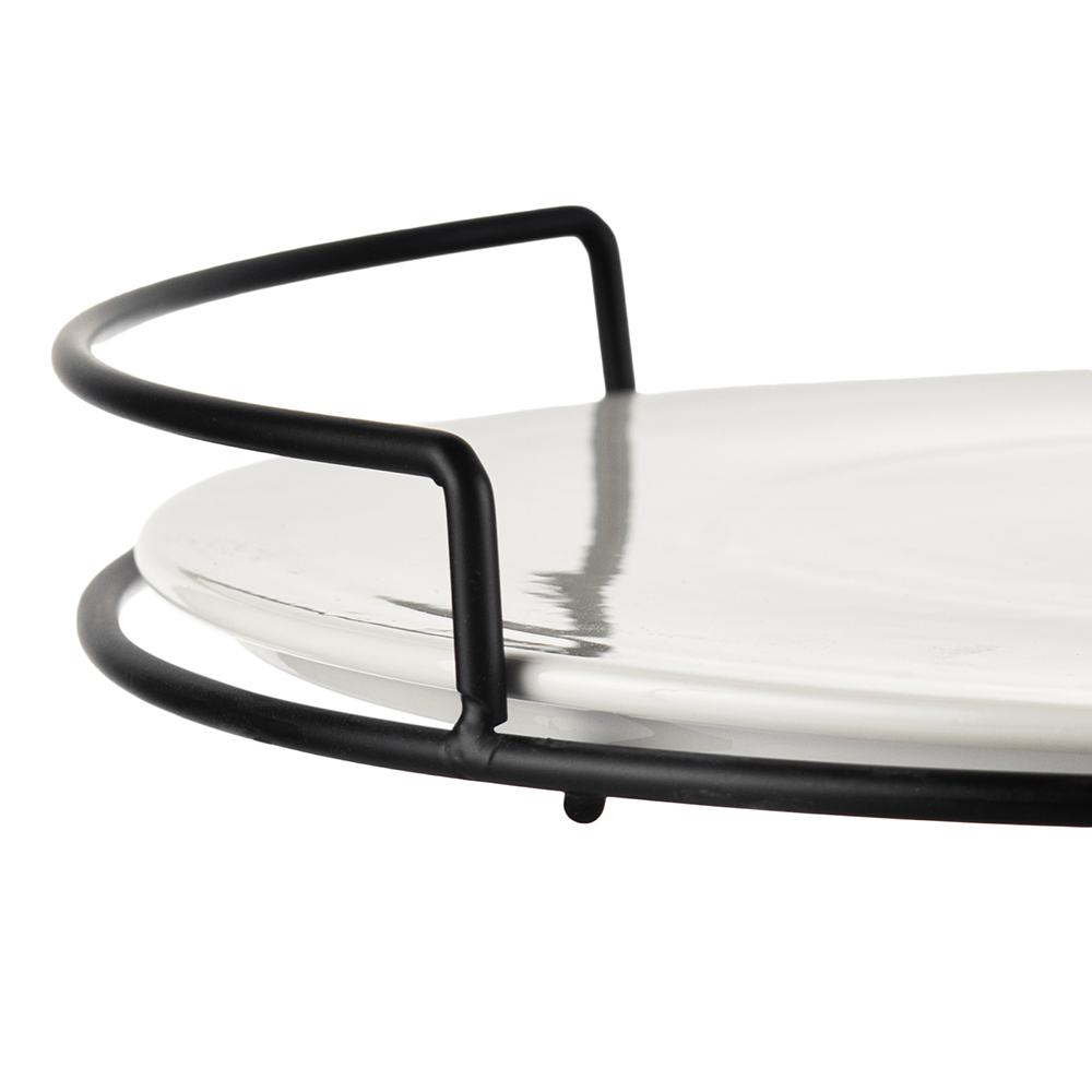 2 Tier Serving Platter with Stand (H20cm) - Image 9