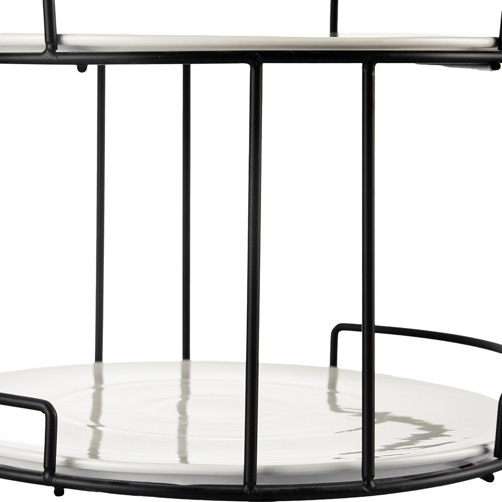 2 Tier Serving Platter with Stand (H20cm) - Image 10