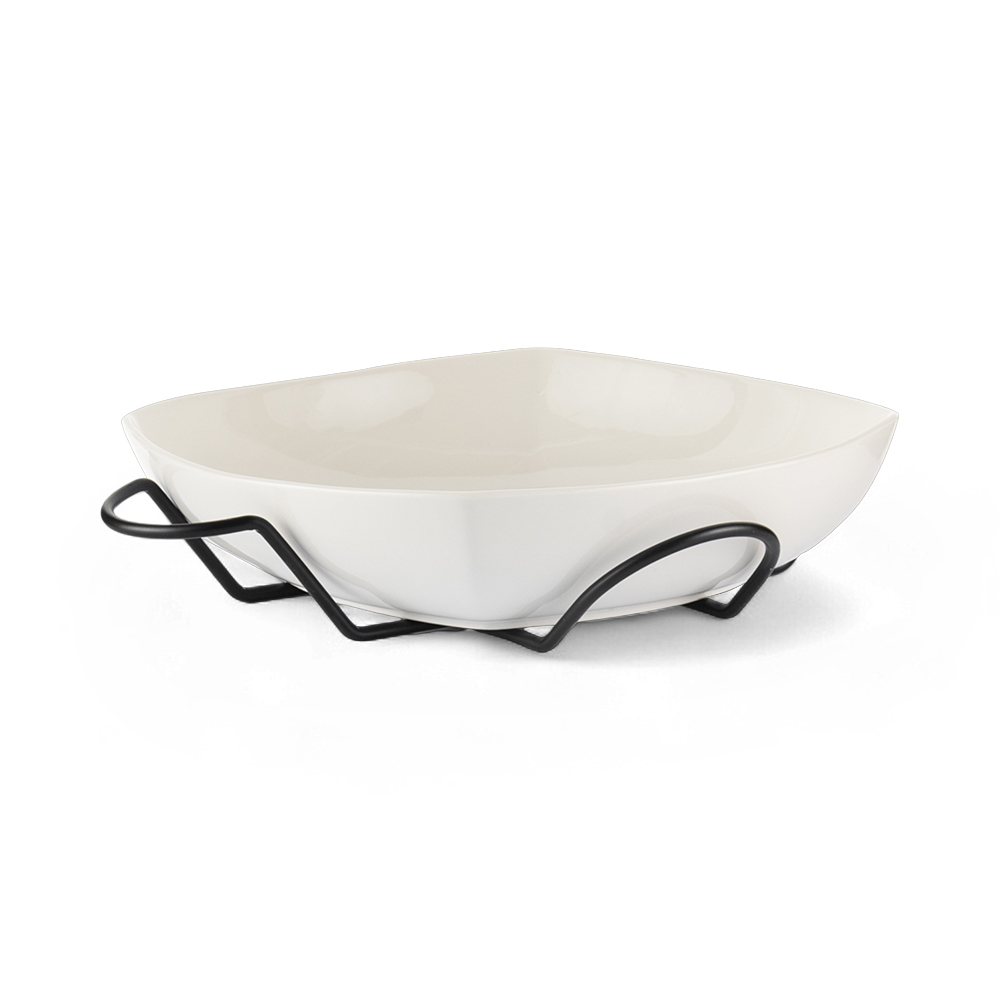 Serving Bowl with Stand (W38cm)