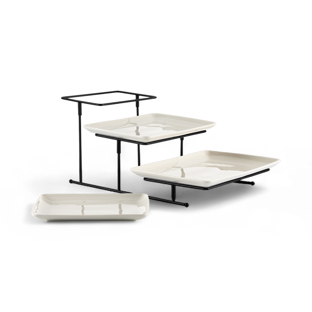 3 Tier Serving Platter with Stand (W47.3) - Image 4