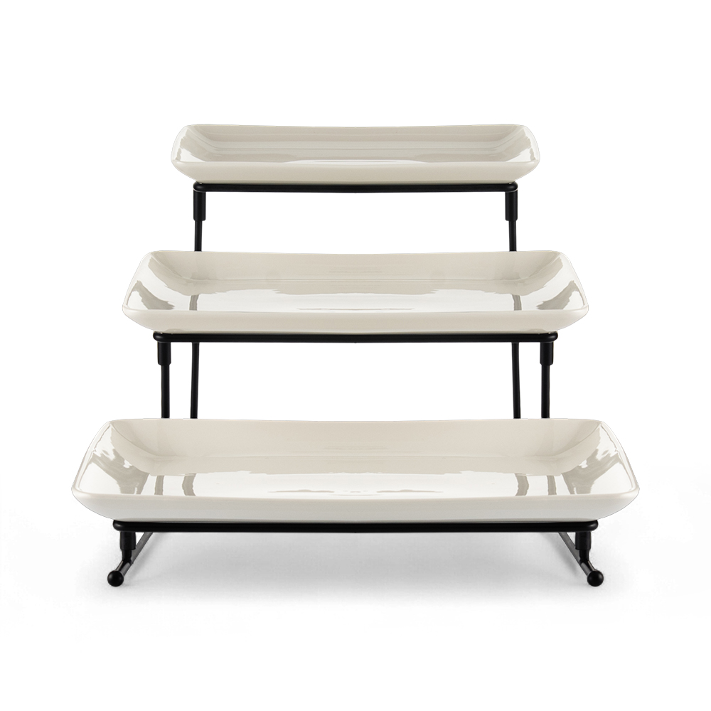 3 Tier Serving Platter with Stand (W47.3) - Image 2