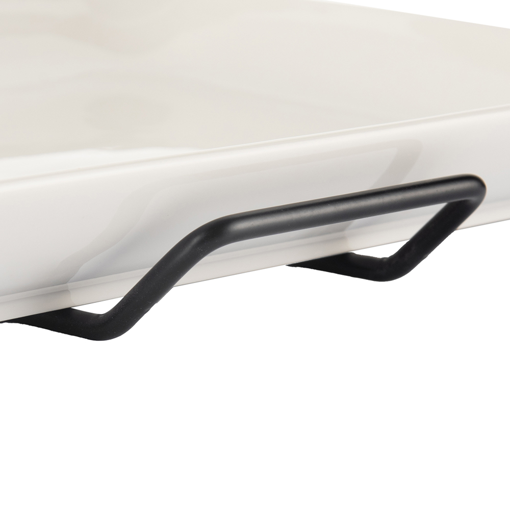 Rectangular Serving Platter with Stand (W45.5cm) - Image 9