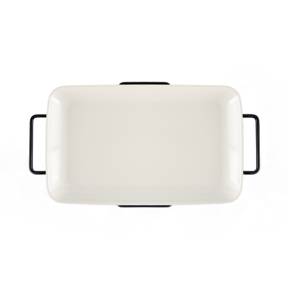 Rectangular Serving Platter with Stand (W40.5cm) - Image 4