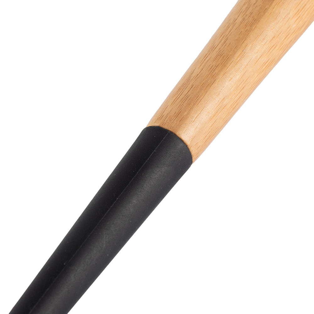 Dish Brush with TPR Bristle Bamboo Handle (H27cm) - Image 9