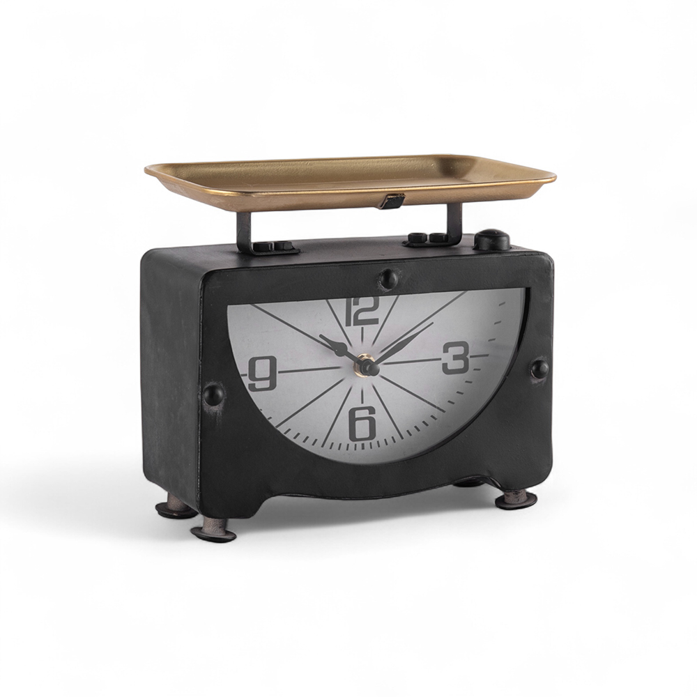 Weighing Scale Table Clock (H20cm)