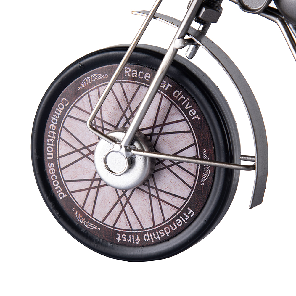 Motorcycle Table Clock (H19cm) - Image 6