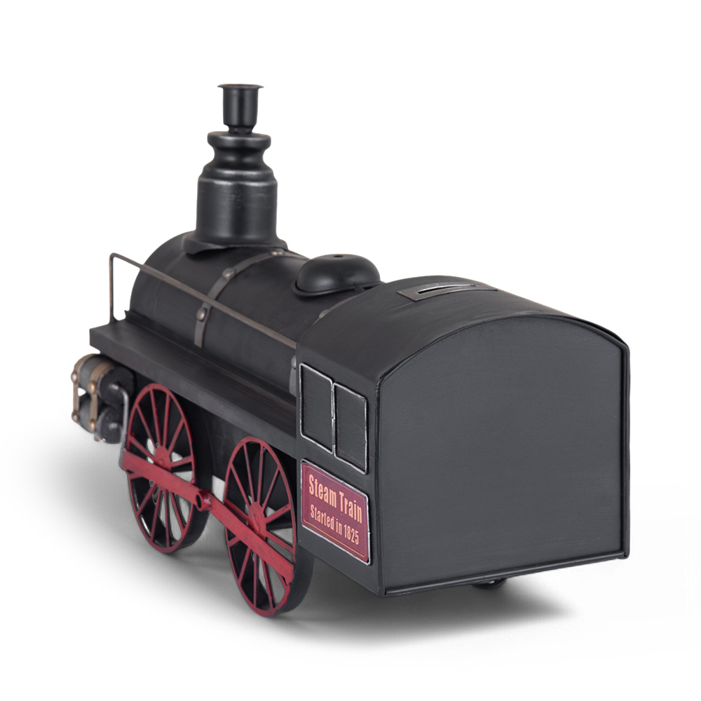 Train Table Clock with Coin Bank (H27.5cm) - Image 3