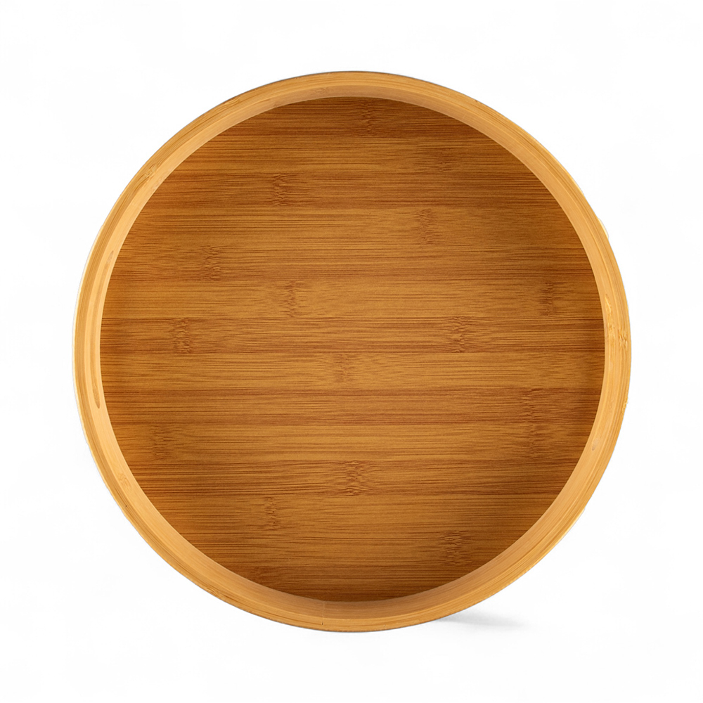 Round Bamboo Tray - Image 3