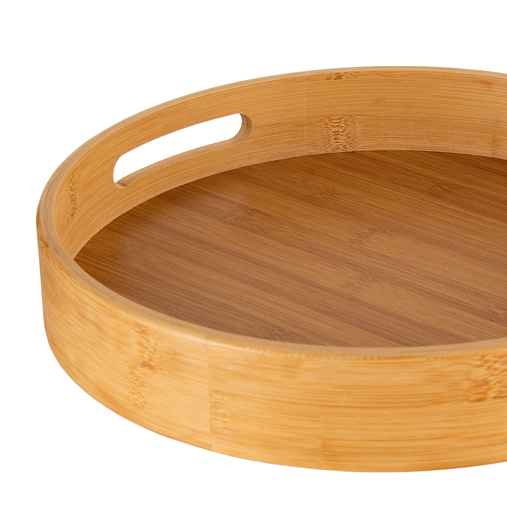Round Bamboo Tray - Image 7