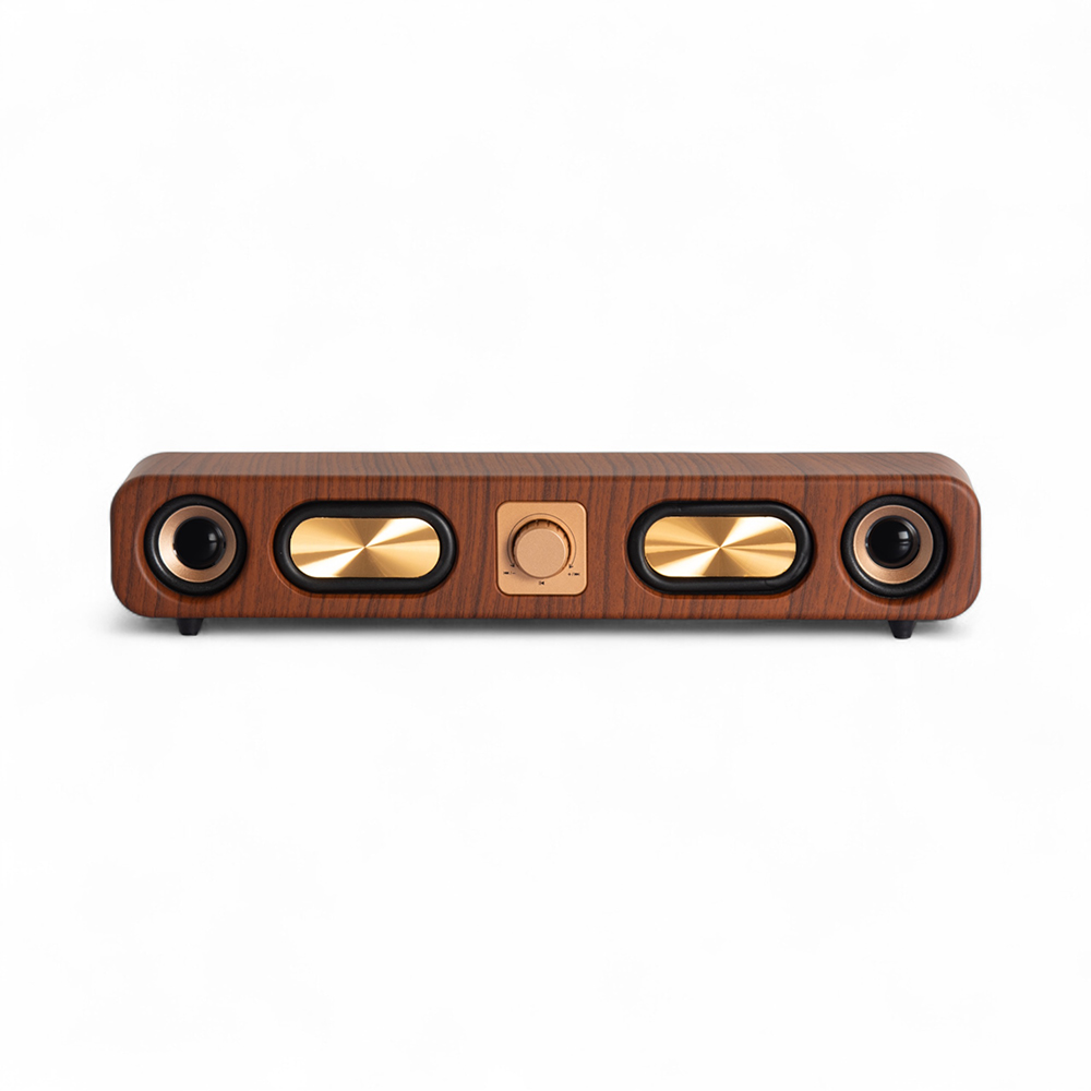 Uhome Hi-Res Retro Bluetooth Mini Soundbar - Image 3