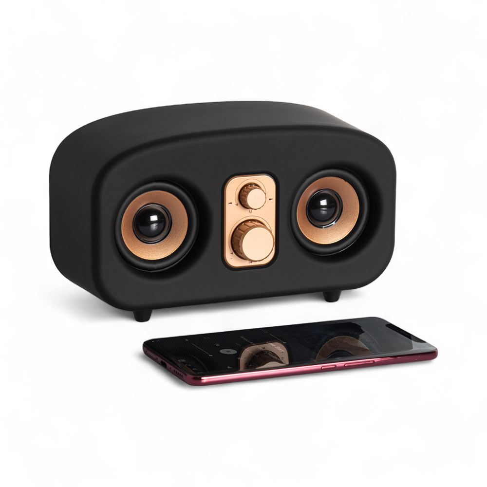 Uhome Hi-Res Retro Bluetooth Speaker - Image 2