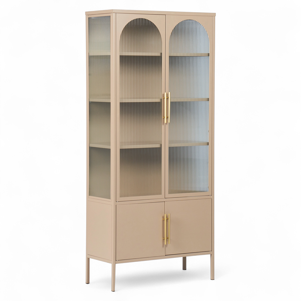 Ricca 2 Glass Doors Display Cabinet