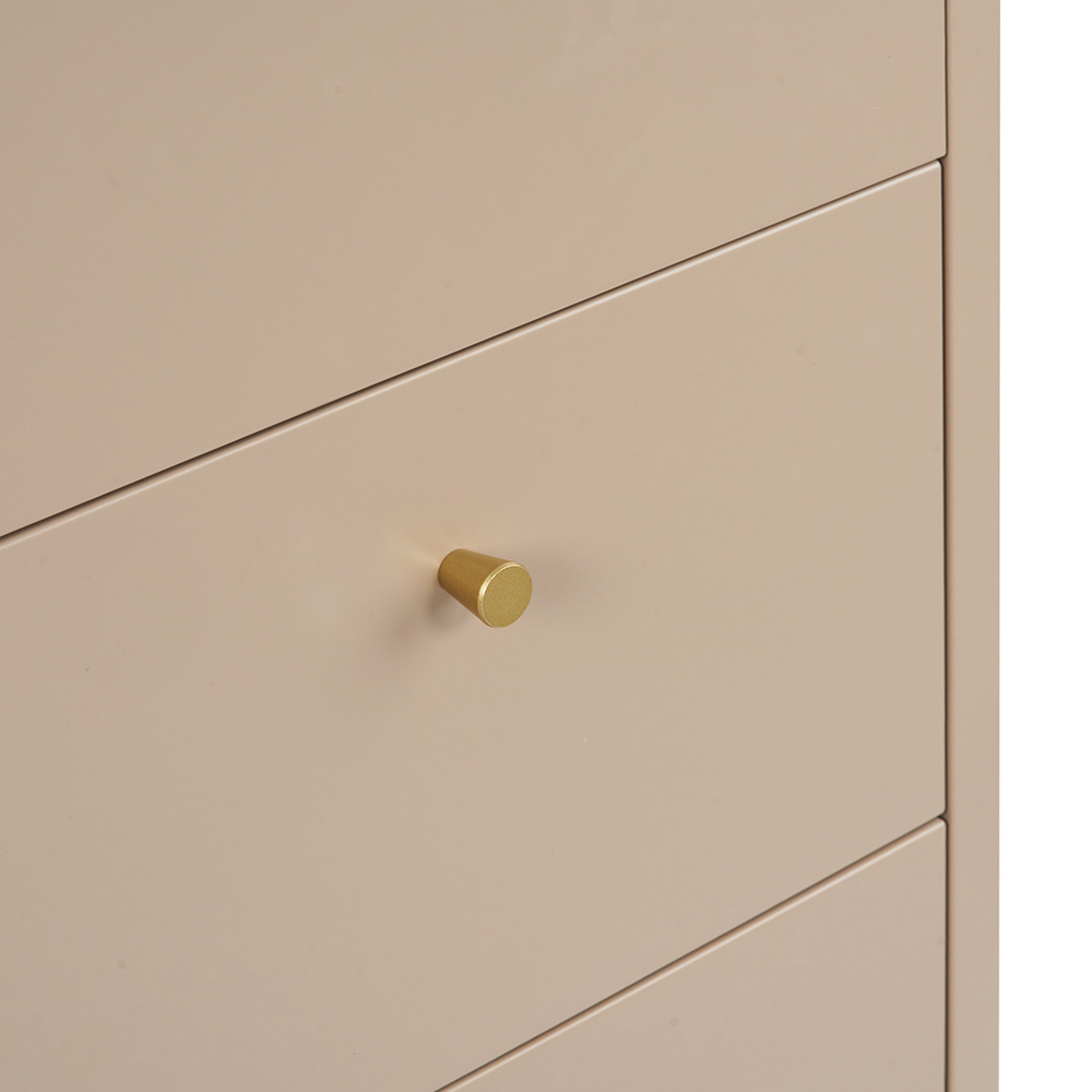 Ricca 2 Glass Doors with 4 Drawers Cabinet - Image 11