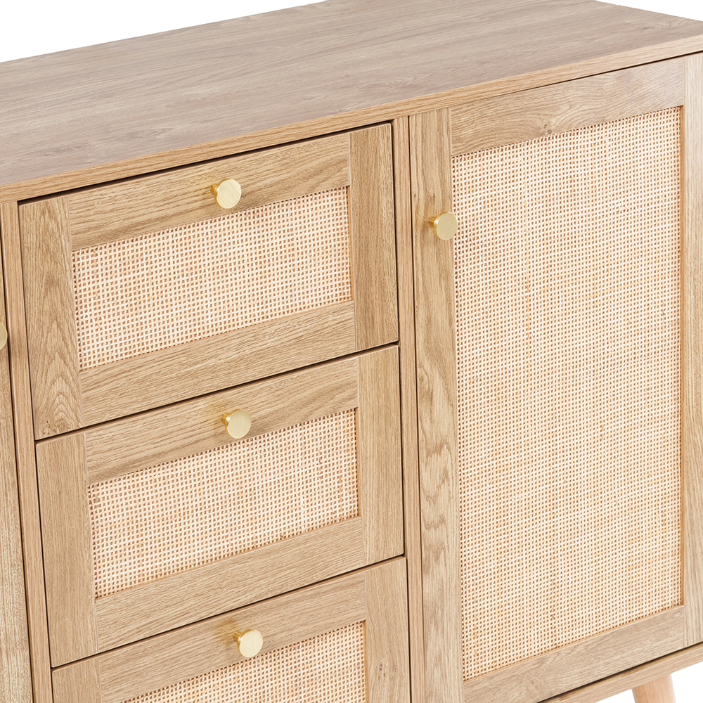 Maheen Cabinet (2 Doors 3 Drawers) - Image 10
