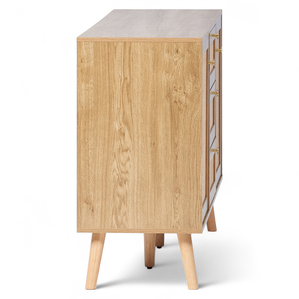 Maheen Cabinet (2 Doors 3 Drawers) - Image 4