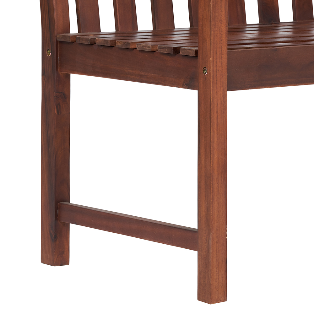 Etta Acacia Wood Bench with Pop Up Table - Image 10
