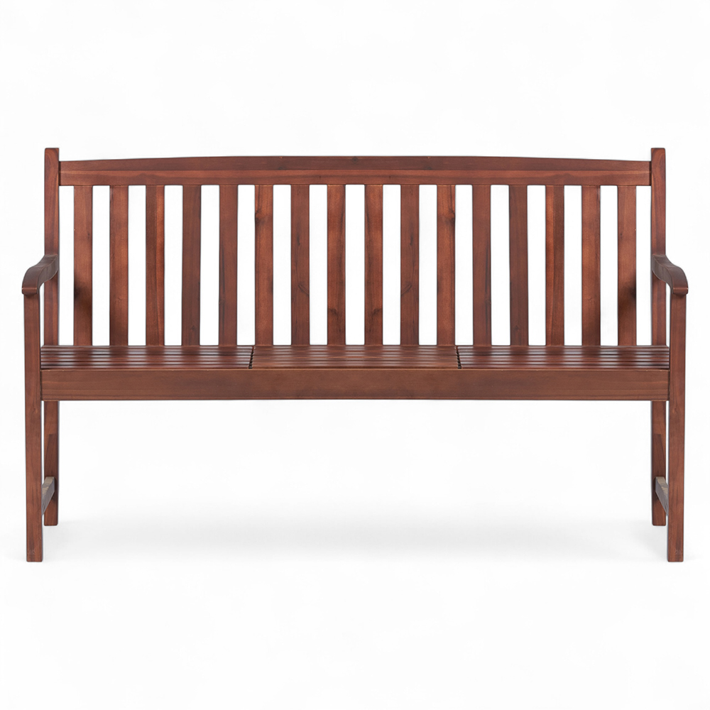 Etta Acacia Wood Bench with Pop Up Table - Image 4