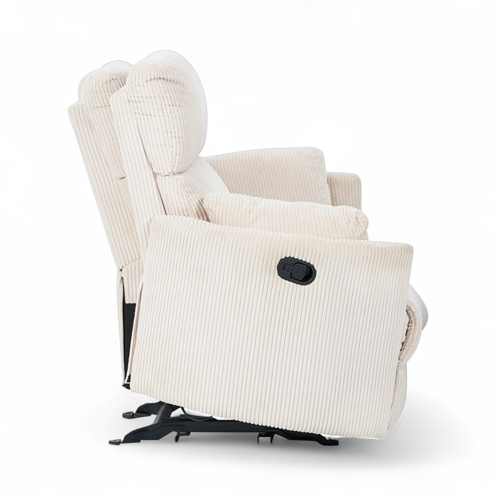 Alessia 2 Seater Rocker Recliner Sofa with Console - Image 9