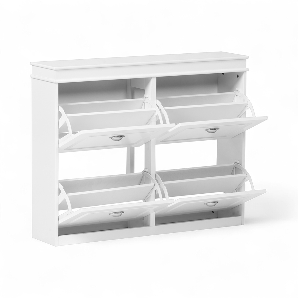 Margarett Shoe Cabinet with 4 Flip Drawers - Image 2