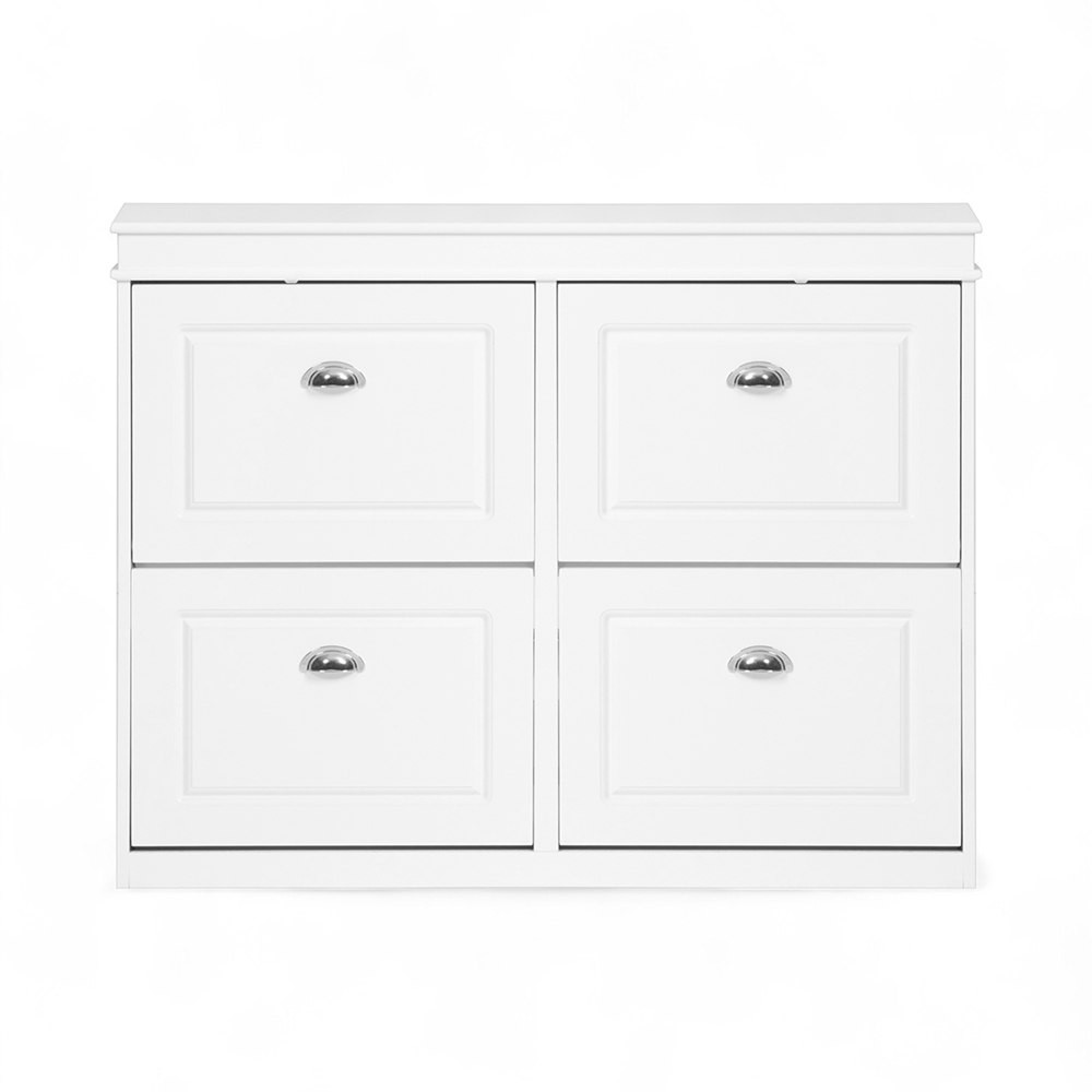 Margarett Shoe Cabinet with 4 Flip Drawers - Image 3