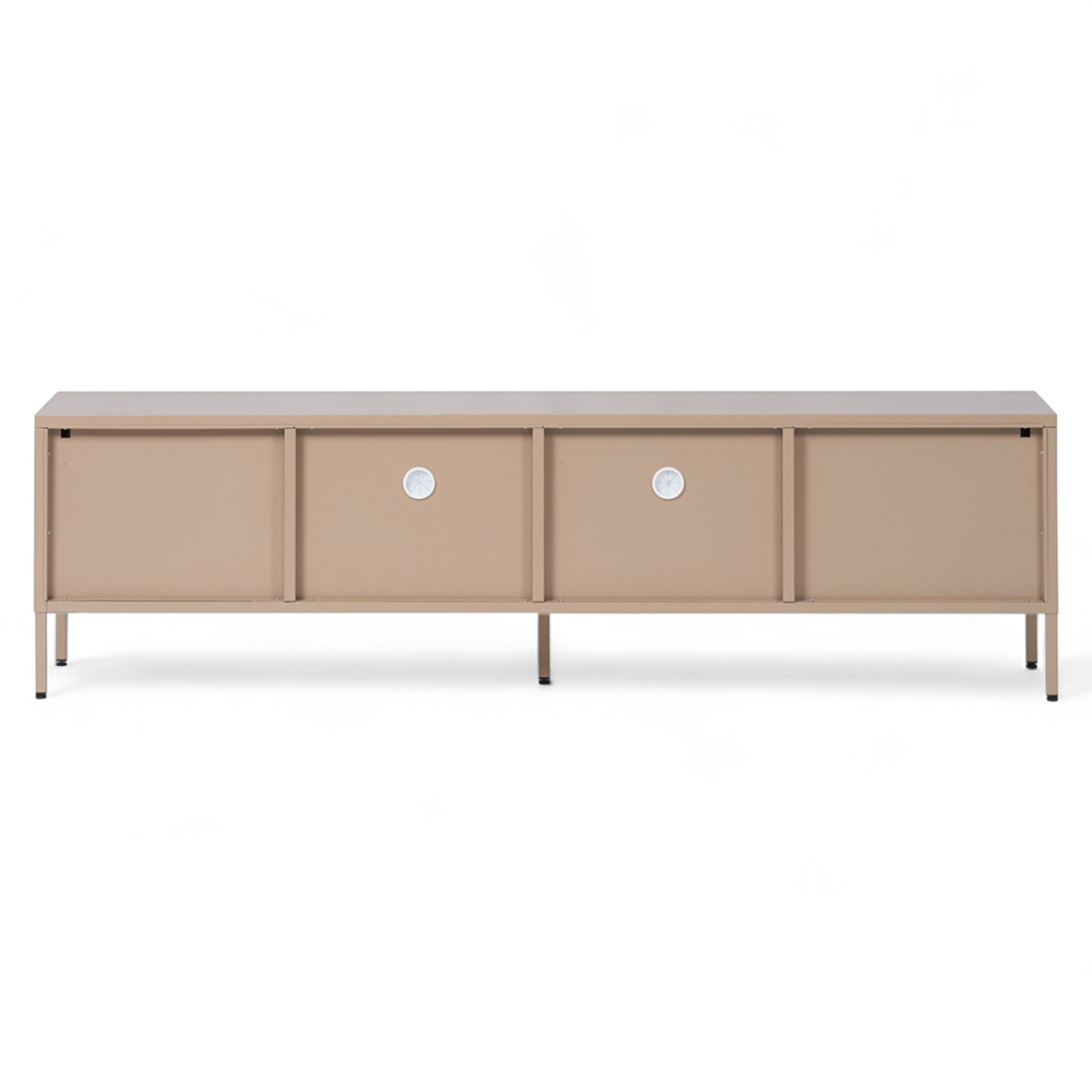 Ricca 4 Glass Doors TV Cabinet - Image 5