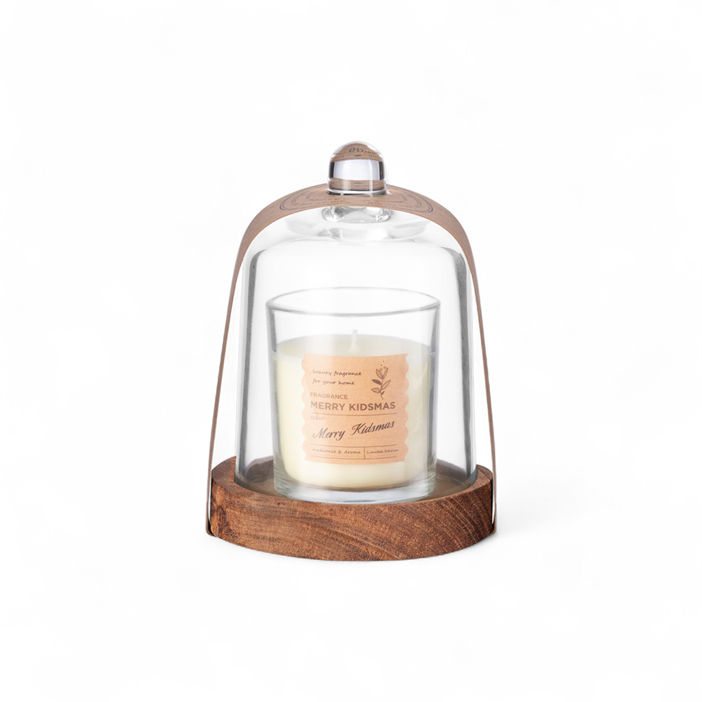 Scented Candle with Glass Dome (110g) - Image 8
