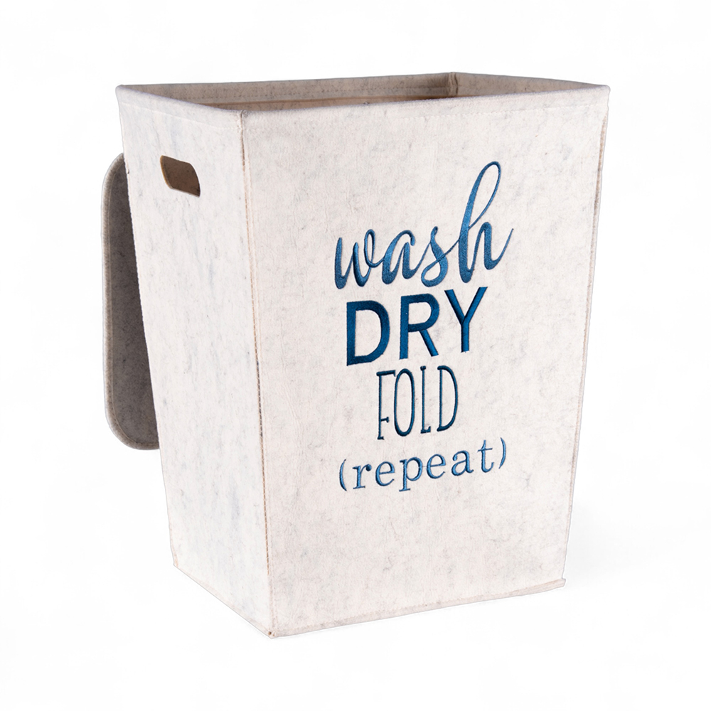 Laundry Basket with Lid (H53cm) - Image 5