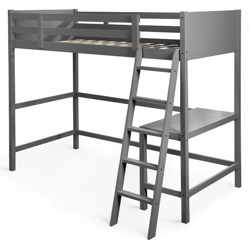 Liberty Loft Single Bed Frame with Desk - Image 2
