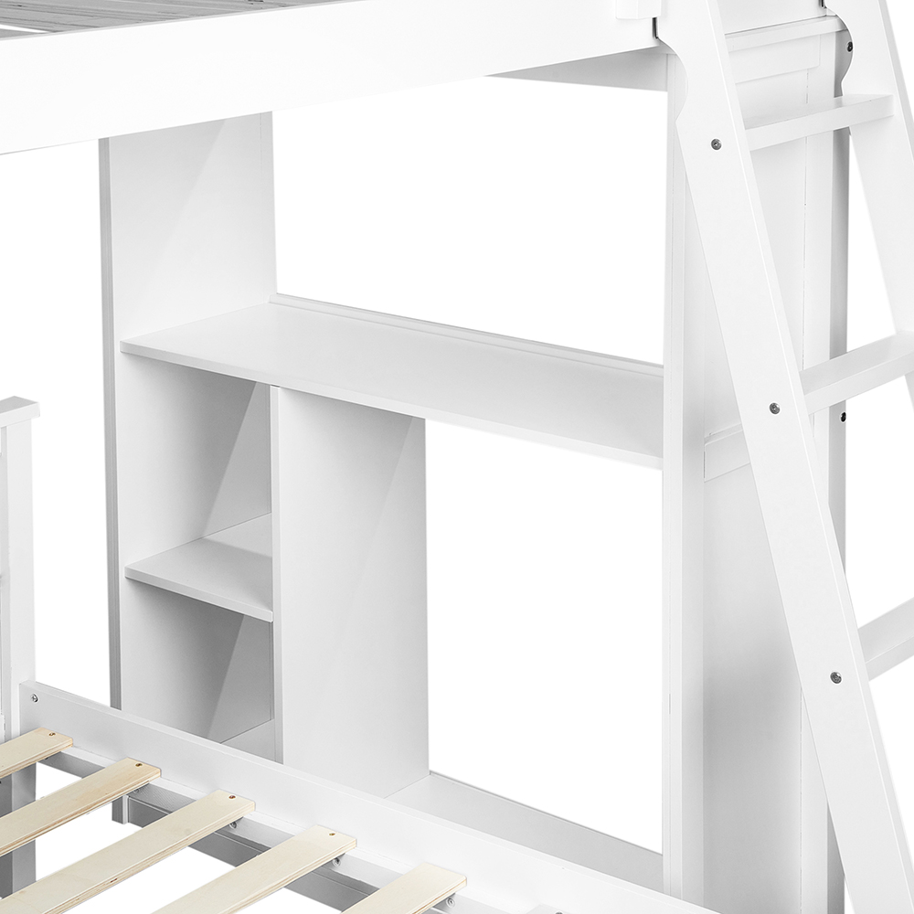 Carolee Single Bunk Bed with Storage Drawer - Image 8