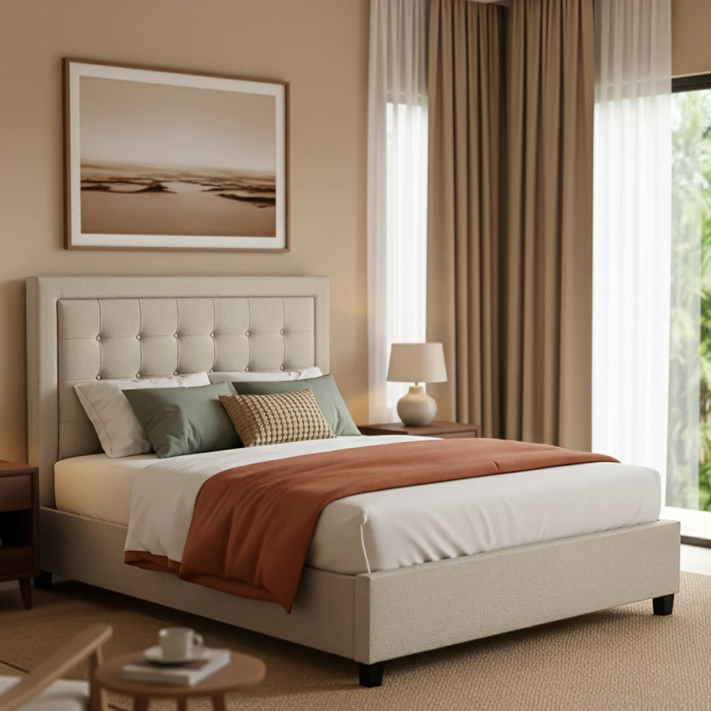 Zelma Queen Size Bed Frame - Image 7