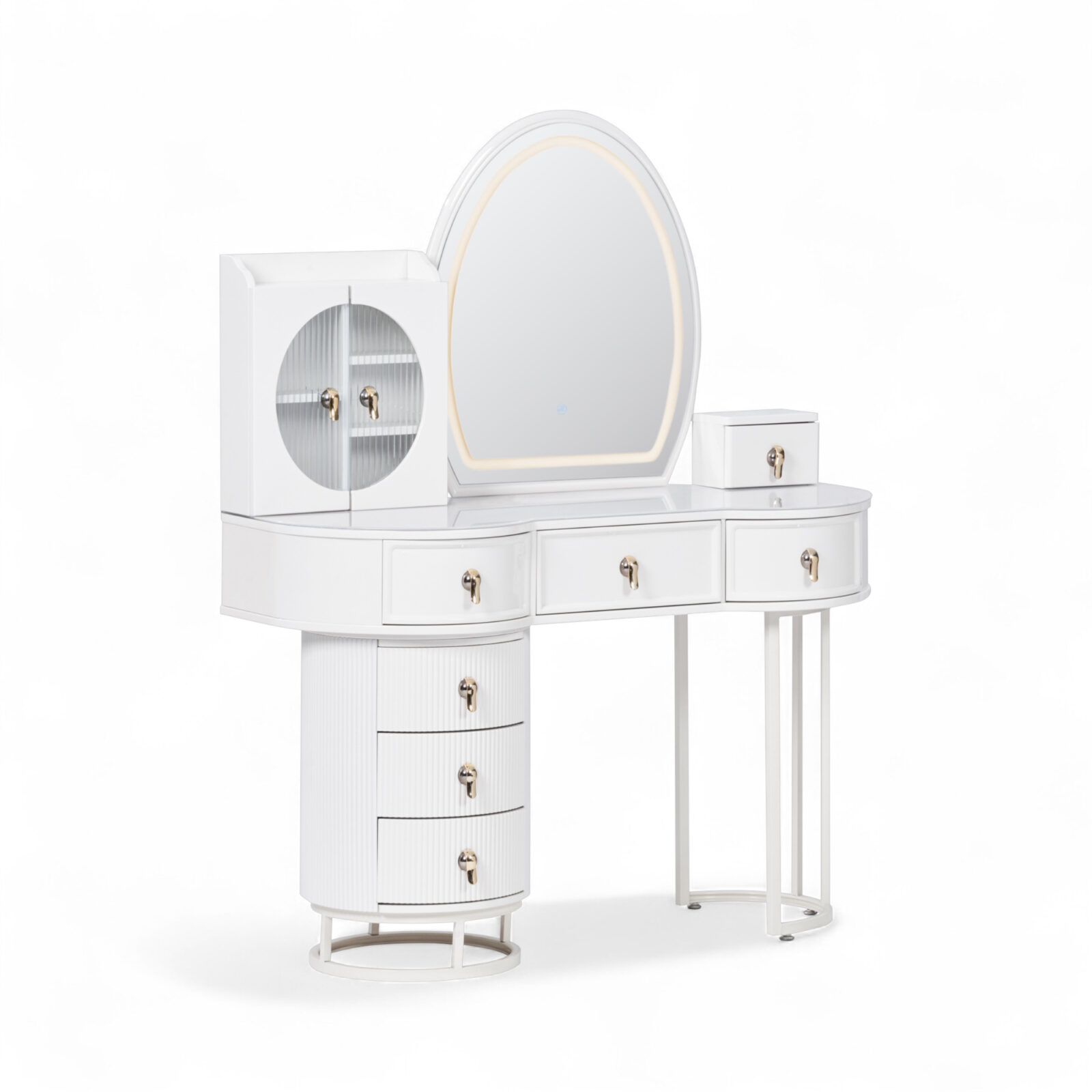 Makayla Dressing Table with Mirror - Image 2