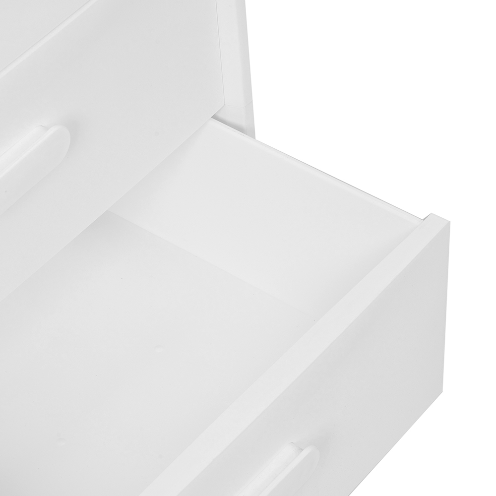 Diaz Bedside Table with Wheels (2 Drawers) - Image 8
