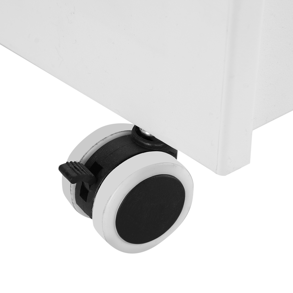 Diaz Bedside Table with Wheels (3 Drawers) - Image 8