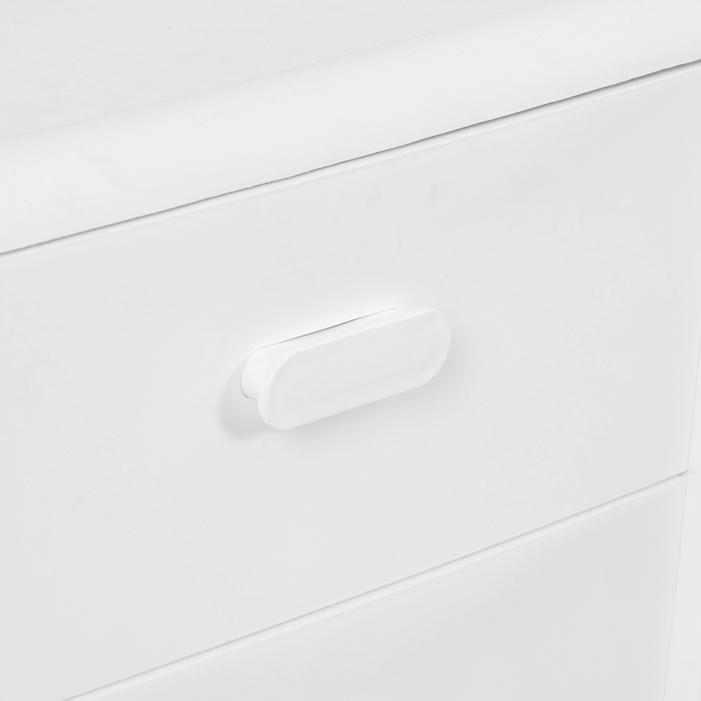 Diaz Bedside Table with Wheels (3 Drawers) - Image 6