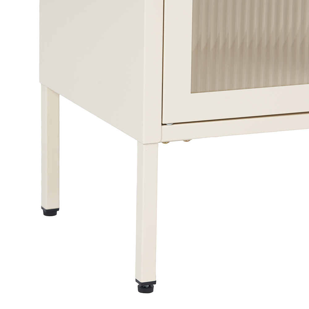 Rivian Cabinet (2 Glass Doors with 4 Drawers) - Image 13