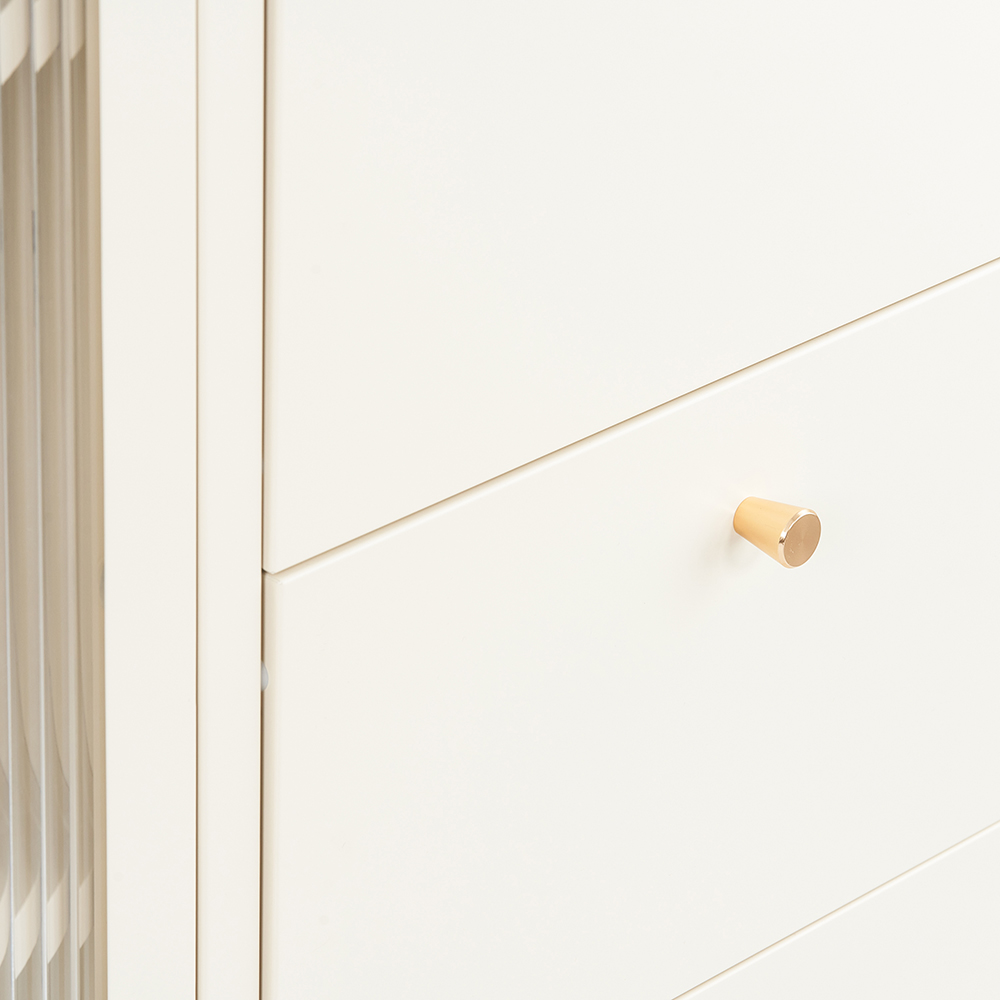 Rivian Cabinet (2 Glass Doors with 4 Drawers) - Image 11