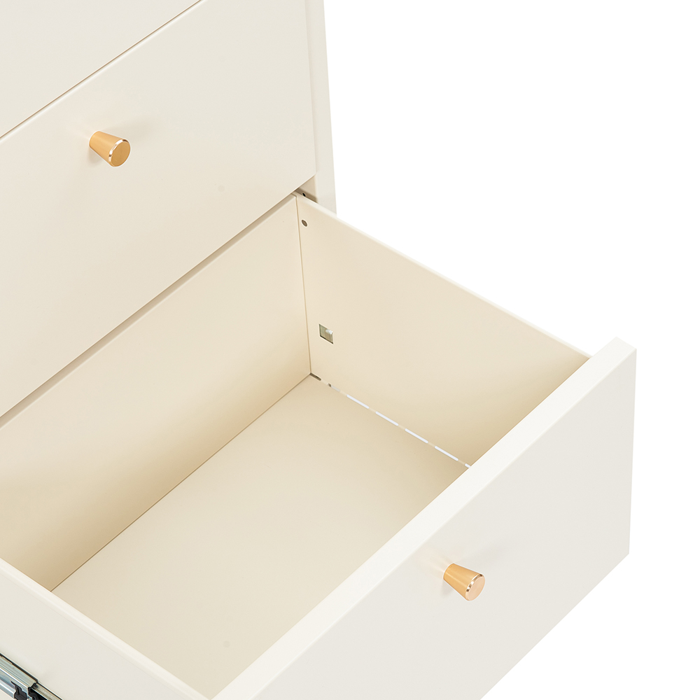 Rivian Cabinet (2 Glass Doors with 4 Drawers) - Image 12